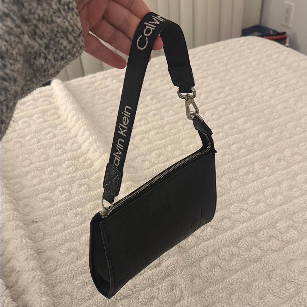 Calvin Klein Black Mini Shoulder Bag